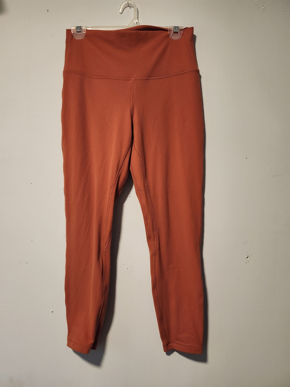 🍊 Lululemon Orange High-Waisted Buttery Soft Leggings | Size 10